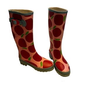 Mini Boden girls rain‎ boots size 3 youth